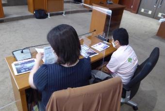 タブレット操作デモ