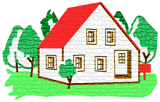 家の外観のイラスト