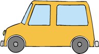 軽自動車イラスト黄