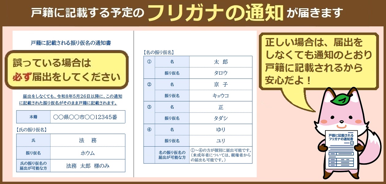 戸籍フリガナ