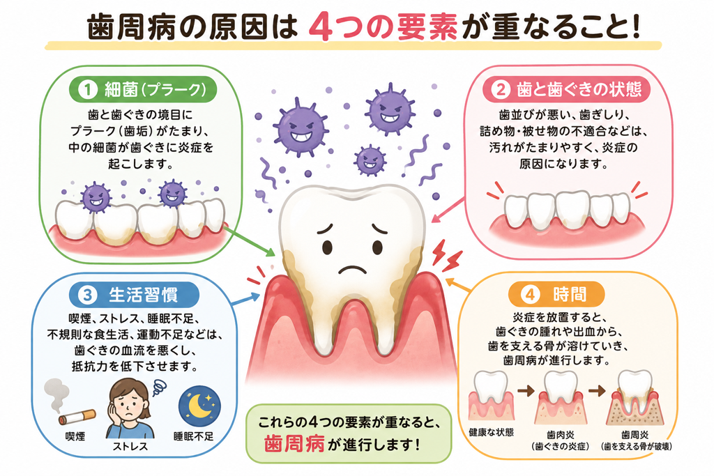 歯周病の原因