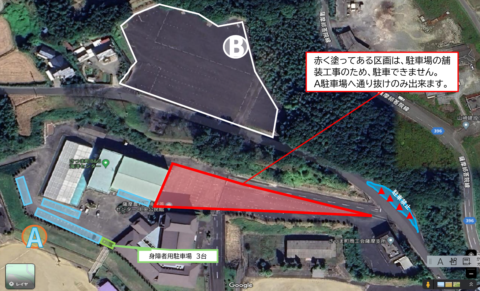 駐車場図