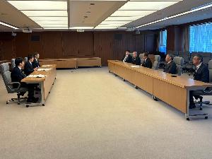 防衛省での協議の様子