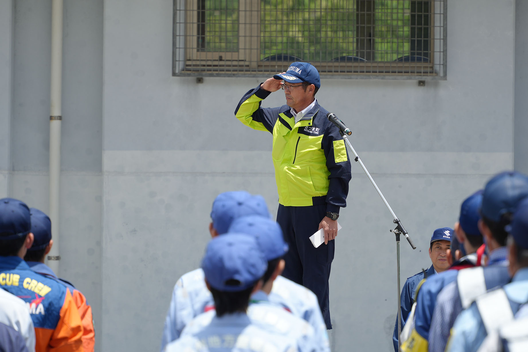 町長2期目初登庁