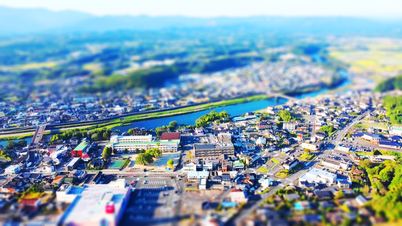 さつま町町並み