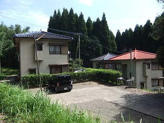 北原団地の建物を横から見た外観写真