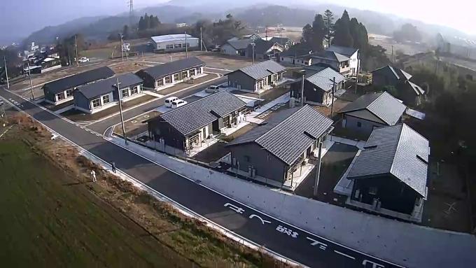 おしどり団地を上から見下ろした写真