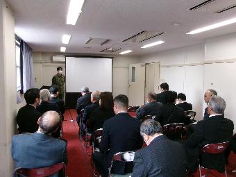 防衛施設視察