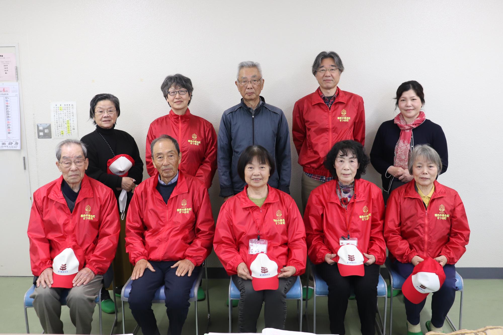 令和8年度さつまガイド総会の集合写真