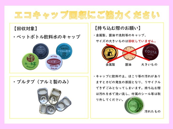 エコキャップ回収チラシ