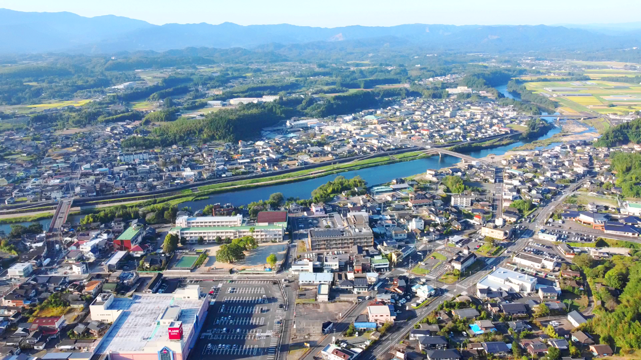 さつま町町並み